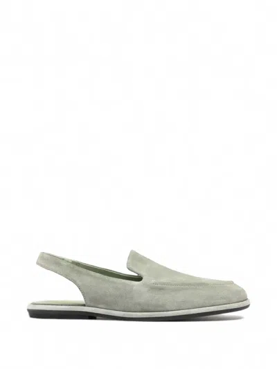 Officine Creative Mienne 116 Slingback Flat Pumps In Green