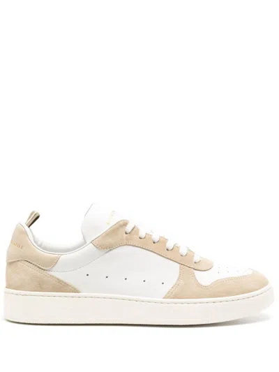 Officine Creative Mower 008 Leather Sneakers In White