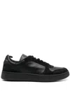 Officine Creative Mower Low-top Leather Sneakers In Black