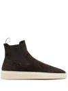 Officine Creative Muskrat 004 Suede Boots In Brown