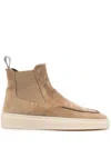 Officine Creative Muskrat 109 Suede Ankle Boots In Neutrals