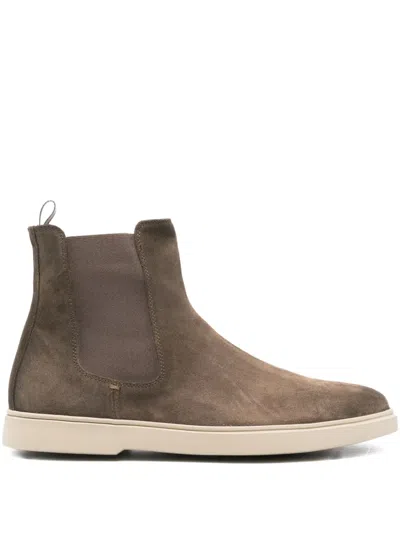 Officine Creative Muskrat Chelsea Boots In Brown