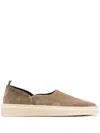 Officine Creative Muskrat Loafer Aus Wildleder In Green