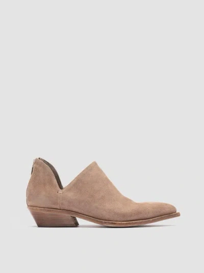 Officine Creative Noelie Dd 106 Suede Ankle Boots In Black