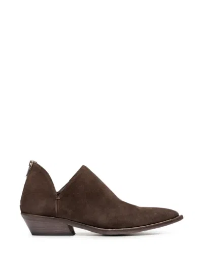 Officine Creative Noelie Dd 106 Suede Ankle Boots In Multi