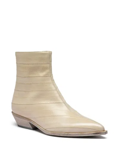 Officine Creative Noelie Dd 109 Pointed-toe Ankle Boots In Neutral