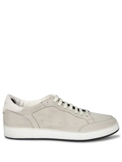 Officine Creative Nubuck Sneakers With Durable Rubber Sole In Neutrals