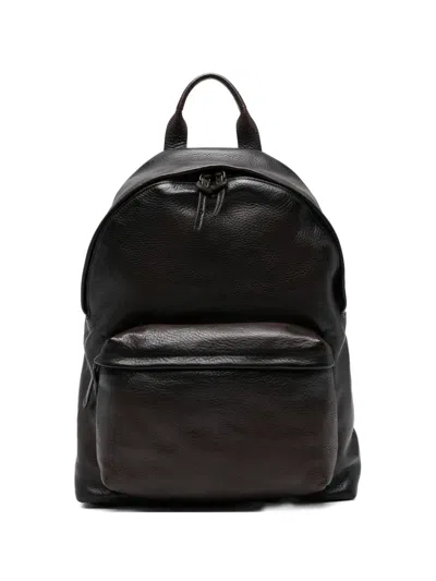 Officine Creative Oc Pack 001 Front-pocket Leather Backbag In Pattern