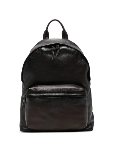 OFFICINE CREATIVE "OC PACK 001" LEATHER BACKPACK,OCBPACK01ETRU12040 2040 DARK BROWN