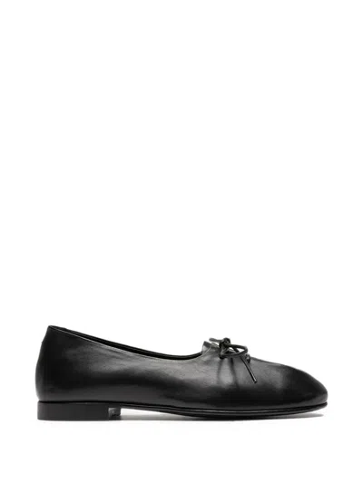 Officine Creative Oliver Leather Ballet Flats In Black