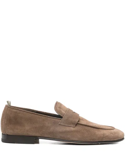 Officine Creative Oliver Slip-on Loafers In Brown