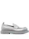 Officine Creative Ombré Spray-paint Effect Loafers In Grey