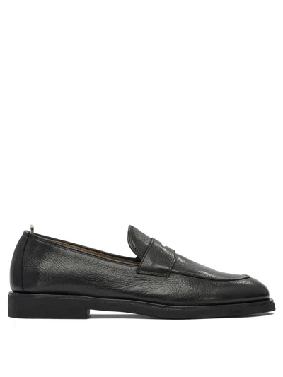 Officine Creative Opera Flexi 101 Leather Loafers In Black