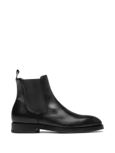 Officine Creative Ortega 003 Leather Chelsea Boots In Black