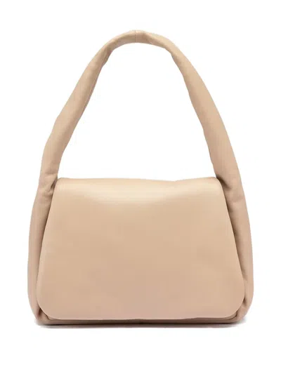 Officine Creative Padded Top-handle Shoulder Bag In Neutral