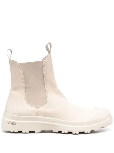 Officine Creative Pallet 107 Leather Ankle Boots In Neutrals