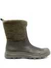 Officine Creative Pallet Shearling-stiefel In Grün