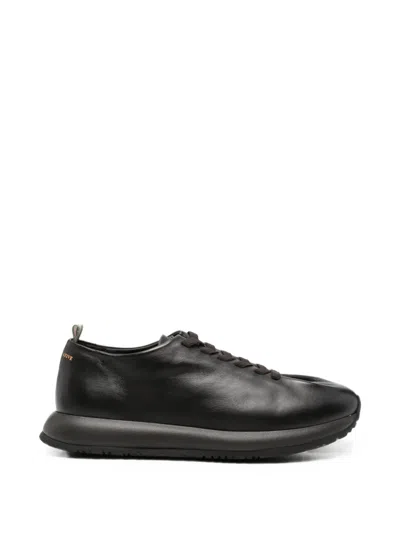 Officine Creative Papel Sneakers In Black