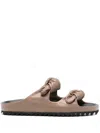 Officine Creative Womens Taupe Pelagie 021 Twist-knot Leather Sandals In 褐色