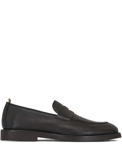 Officine Creative Penny Loafers In Brown