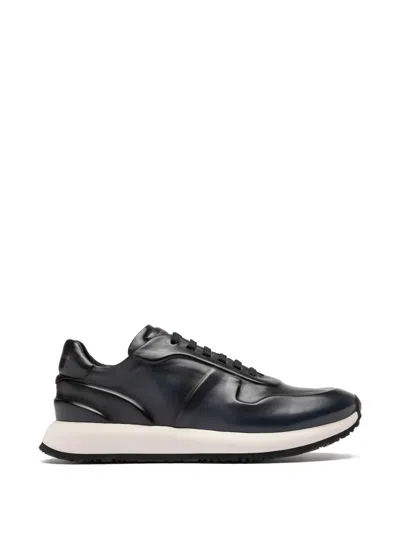 Officine Creative Perspective 001 Leather Sneakers In Blue