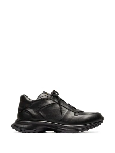 Officine Creative Phas 001 Leather Sneakers In Black