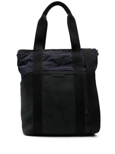 Officine Creative Pilot 005 Leather Tote Bag In Black
