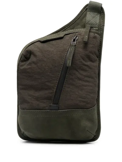 Officine Creative Pilot 006 Sling Bag In Green