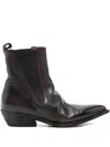 Officine Creative Pointed-toe Ankle Boot In Brown