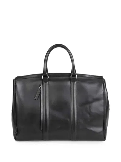 Officine Creative Quentin 007 Leather Holdall In Black
