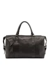 Officine Creative Rare 045 Buckle-fastening Leather Travel Bag In Black