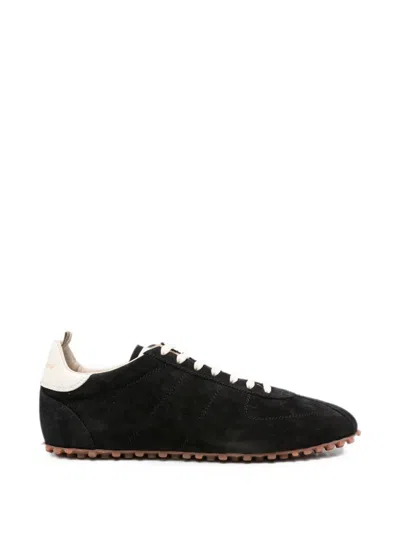 Officine Creative 레퍼토리 001 스웨이드 스니커즈 In Black