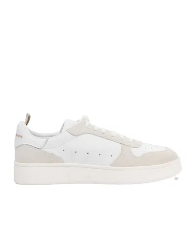 Officine Creative Round Head Low-cut Casual Shoes In White