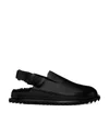 Officine Creative Round-headed Flat-soled Business Casual Shoes In Black