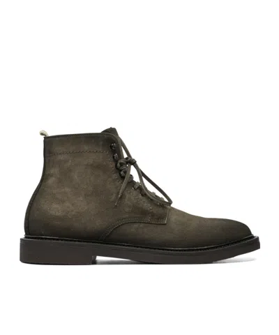 Officine Creative Round Toe Ankle Boots In Black