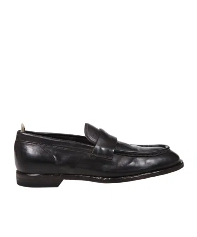 Officine Creative Round Toe Casual Shoes In Black