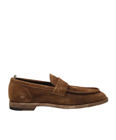 Officine Creative Round Toe Casual Shoes In Brown