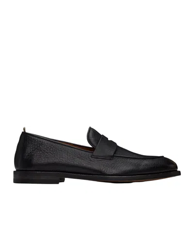 Officine Creative Round Toe Loafers In Black