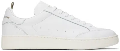 Officine Creative Round Toe Low-top Casual Shoes In Fl Bia_ F.do Off Wht