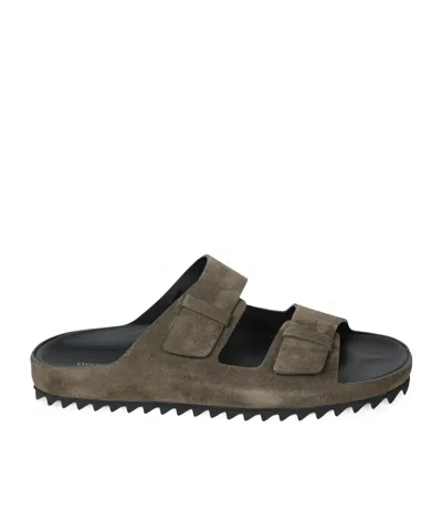 Officine Creative Round Toe Sandals In Black