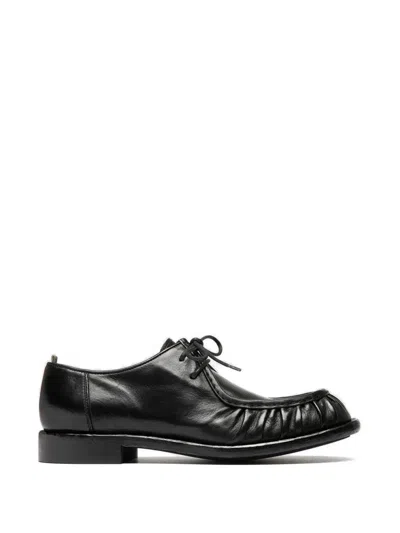 Officine Creative Rugged 010 Derby Shoes In Black