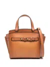 Officine Creative Saddle 009 Leather Tote Bag In Brown