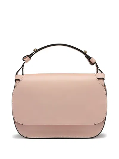 Officine Creative Saddle Flap Shoulder Bag In Pink