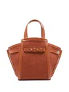Officine Creative Saddle Leather-trimmed Saddle Bag In Orange