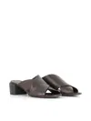 Officine Creative Leather Sandals In Coffee