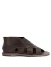 Officine Creative Open-toed Flat Sandals In Brown