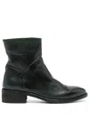 Officine Creative Seline 020 Leather Boots In Green