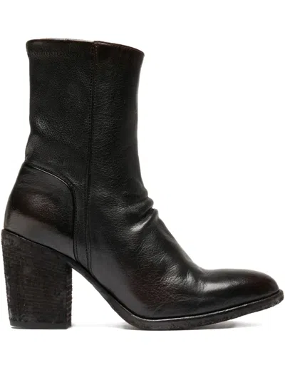 Officine Creative Sevan Zip-detail Boots In Black
