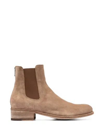 Officine Creative Shantel Suede Ankle Boots In Brown