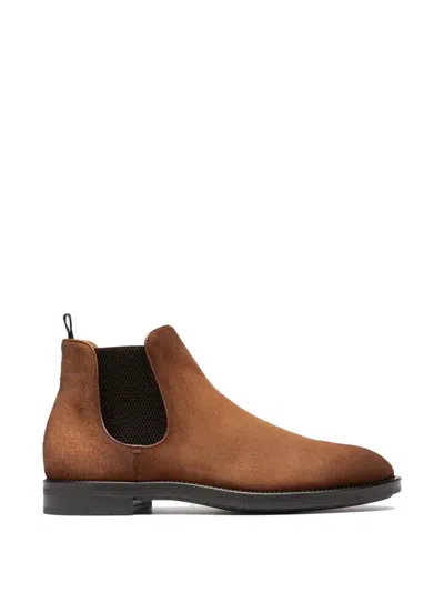 Officine Creative Silent Chelsea Boots In Brown